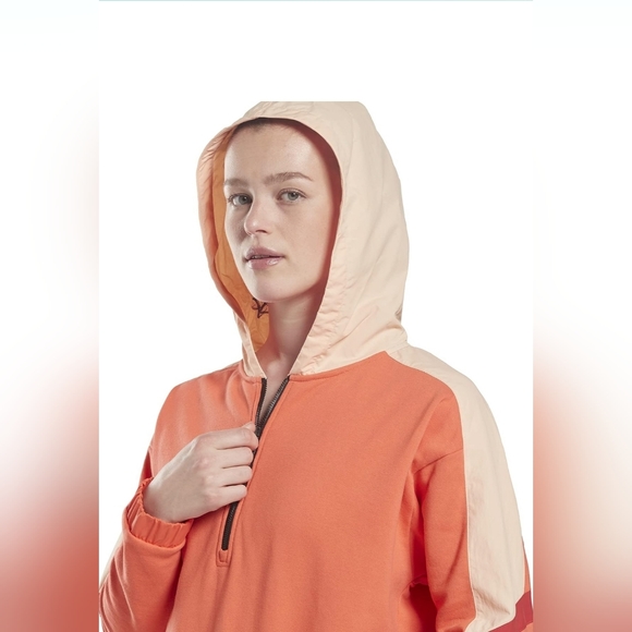 🔥Core 10 by Reebok Women's Oversized French Terry Quarter-Zip Hoodie 🔥NWOT🔥 - Picture 5 of 7